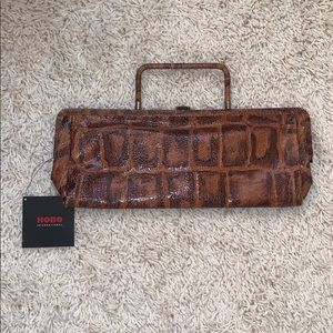Hobo Snakeskin Extra Long Clutch